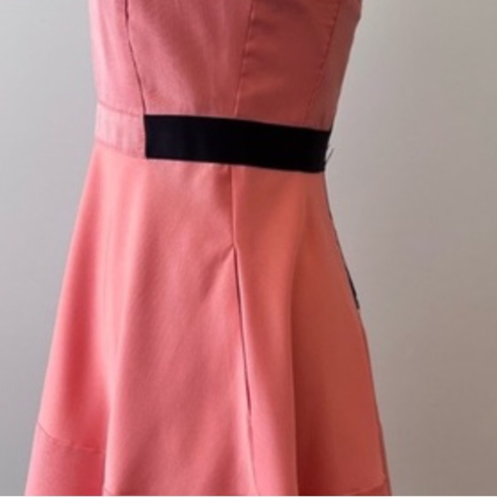 Rachel Roy Bright Peach Orange A-Line Dress - Picture 5 of 12